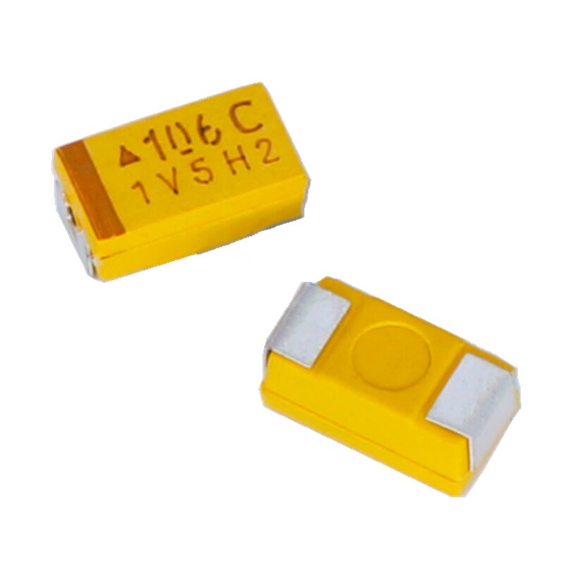 Condensador de Tántalo tipo C 16V10UF 106C SMD, 6032/C, con polaridad, 16V10UF