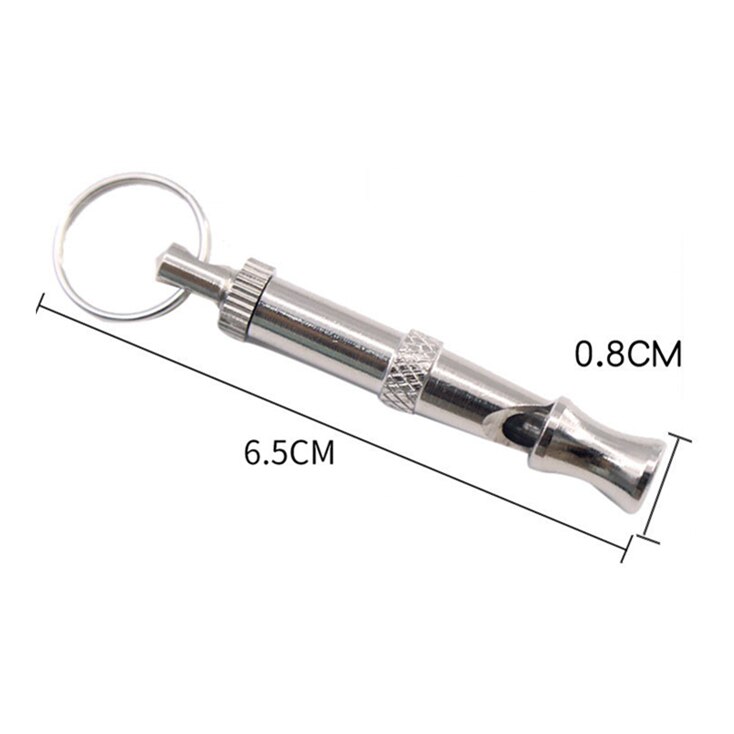 Silbato para perros para dejar de ladrar, flauta ultrasónica con Control de ladridos para adiestramiento de perros, silbato con llavero, suministros para perros y mascotas 1 unidad