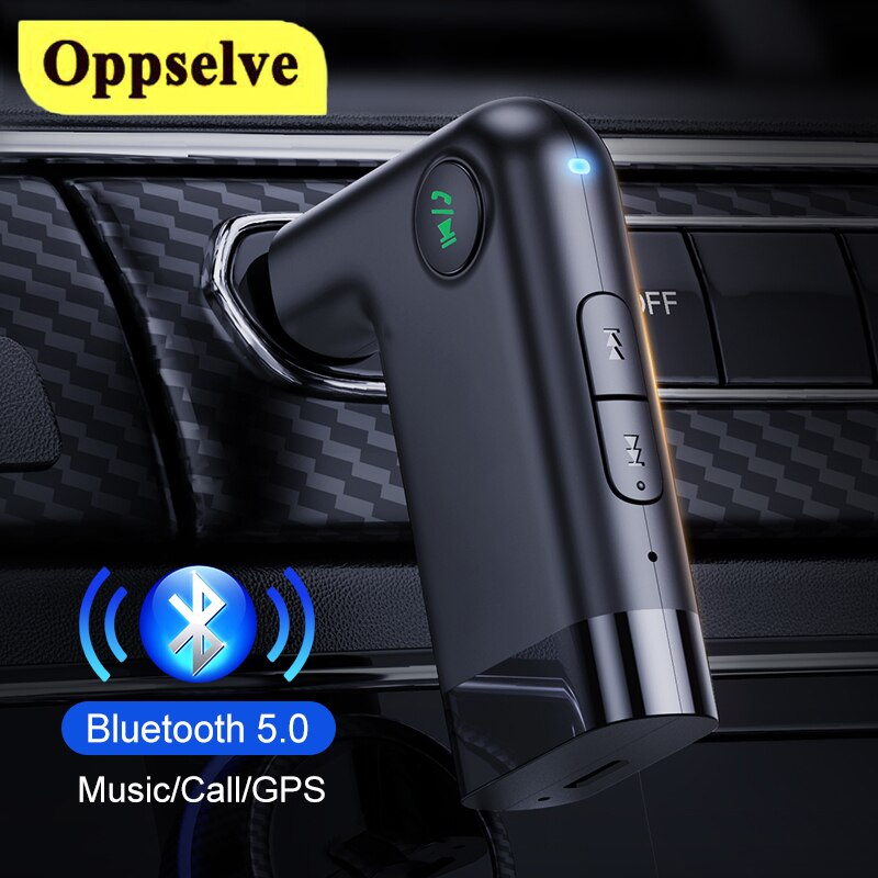 Car Aux Bluetooth 5.0 Adapter Wireless 3.5mm Audio Receiver 3.5mm Jack Aux Bluetooth 5.0 Receiver Speaker Handsfree Car Kit