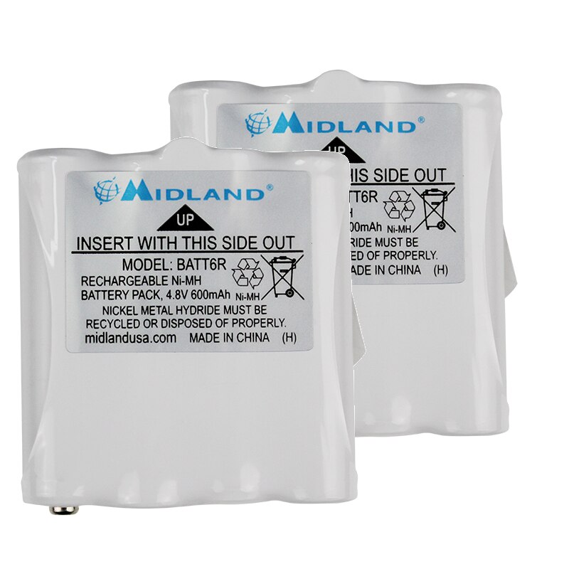 PB-G8 PB-G6 PBG8 Ni-MH Walkie Talkie Battery for Midland G6 G8 M24 M48 M99 LXT-325 LXT Series Reer 5005 5006 Scopi Alan 441 443: 2PCS