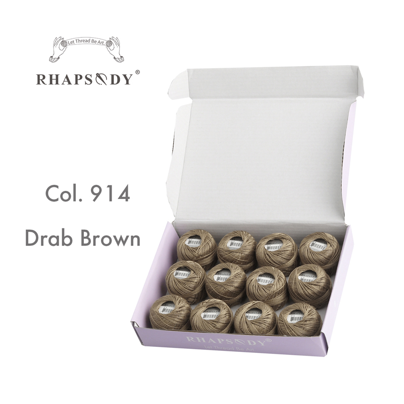 Rhapsody Premium Größe 8 Perle Baumwolle Stickerei Gewinde 12 Bals Für Kreuz Stich DIY Häkeln Versengt Mercerisierter Ägyptischer Baumwolle