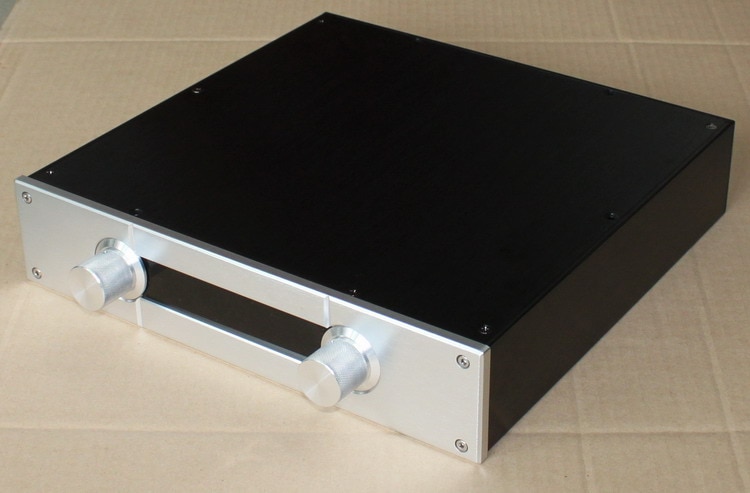 WA50 Aluminium gehäuse Preamp chassis Power verstärker fall/box größe 308*320*70mm