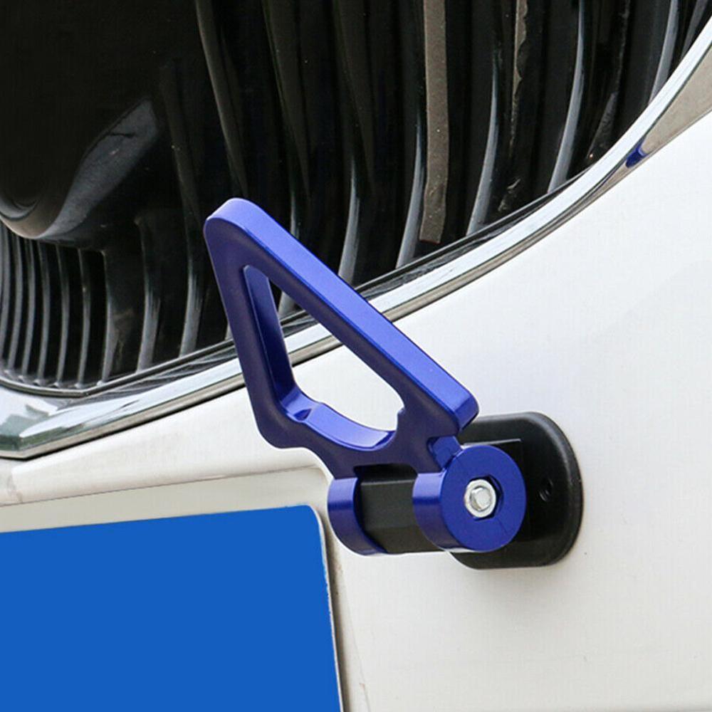 Universal ABS Bumper Car Sticker Adorn Car Simulation Hook Tralier Kit ropes/Hook/Towing Bars tow car Tow strap/tow 7230# P8D1: blue