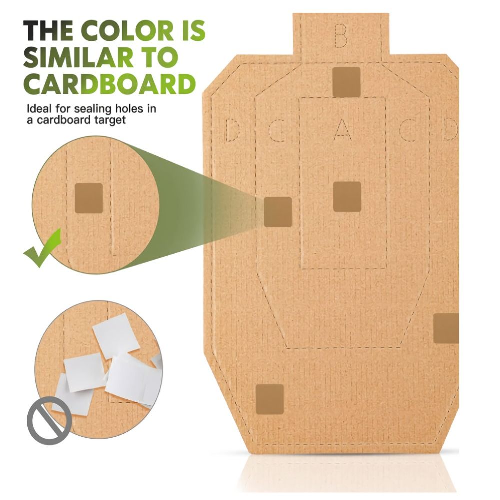 Square Target Pasters Self-Adhesive Target Stickers for The Shooting Labels Target Labels Practice