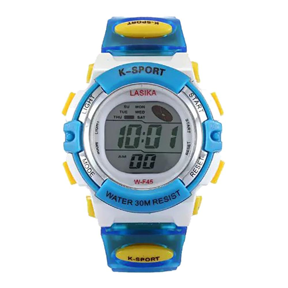 Kinderen Horloge Jongens Casual Dial Digitale Led Sporthorloge Kids Alarm Horloge Party School Hombre Reloj Deportivo * een: A