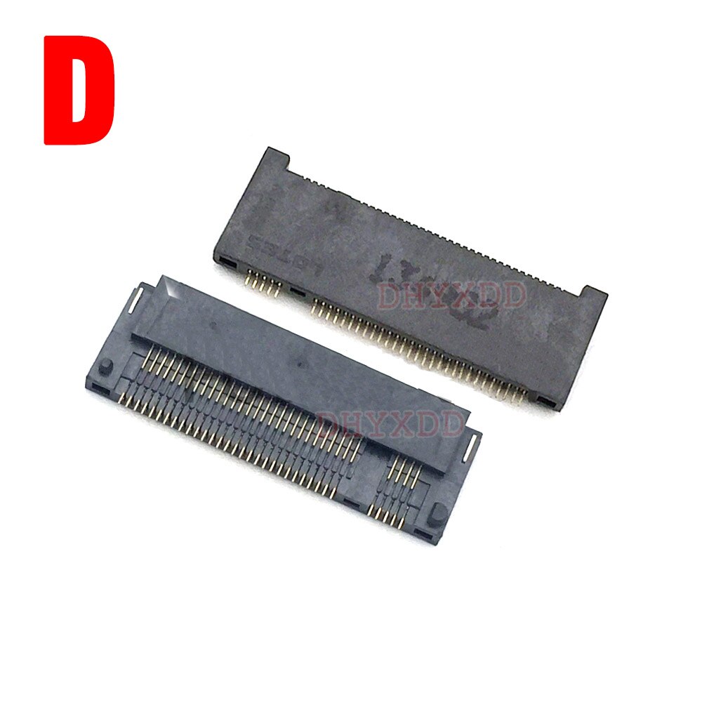 Conector key-b M-KEY H1.8 1,5 H Sink 67 P 67 PIN Ngff, ranura M.2 SSD NGFF, 2-10 piezas: D / 5PCS