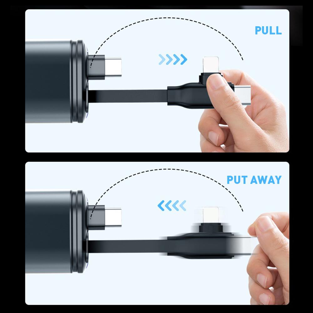 5-in-1 Auto Oplader - 180W Intrekbare USB Snellader met Bluetooth Verlichting voor Vrachtwagens SUV's