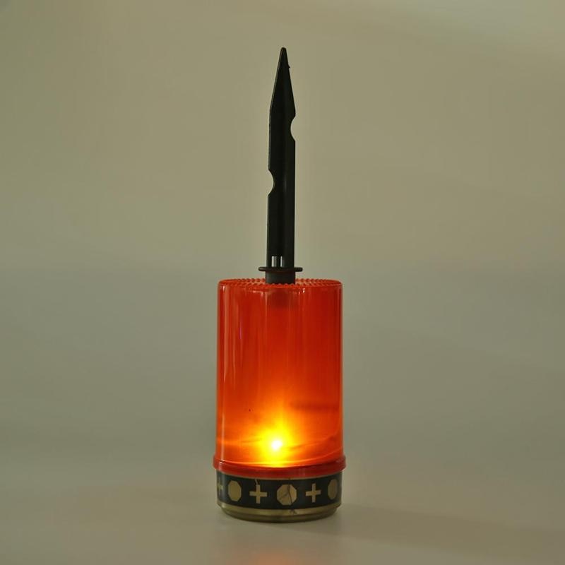 Cimetière rituel électronique LED bougie lampe sans flamme solaire décoratif thé lumière Performance Stable aucune sécurité de chauffage
