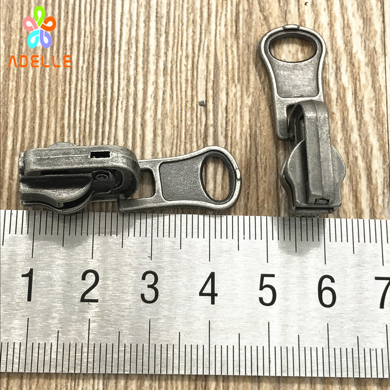 10pcs Nylon Zipper Slider NO.5 Auto Lock reversible double face Rotate Zip Slider
