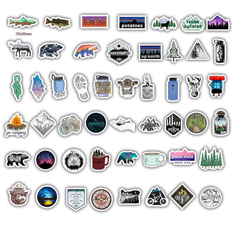 Pagosa Springs Colorado Camping Sticker - Large Vinyl Decal For Cars & Water Bottles