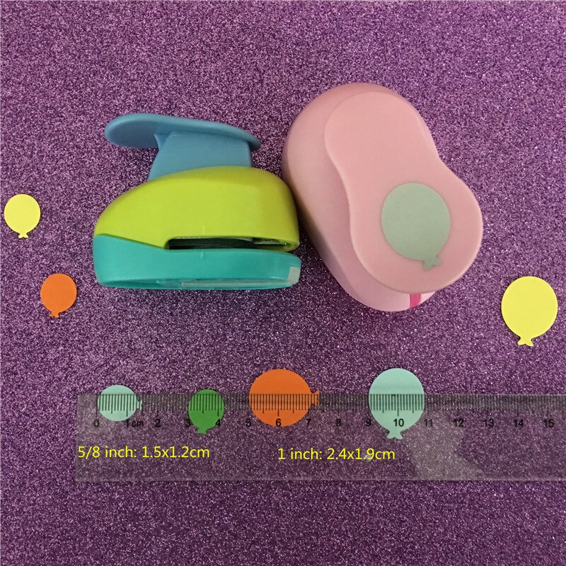 Free ship 2pcs Party Balloon (1pc 5/8" and 1pc 1") eva hole punch set Punch Craft Scrapbooking DIY Paper Puncher Shaped Punches