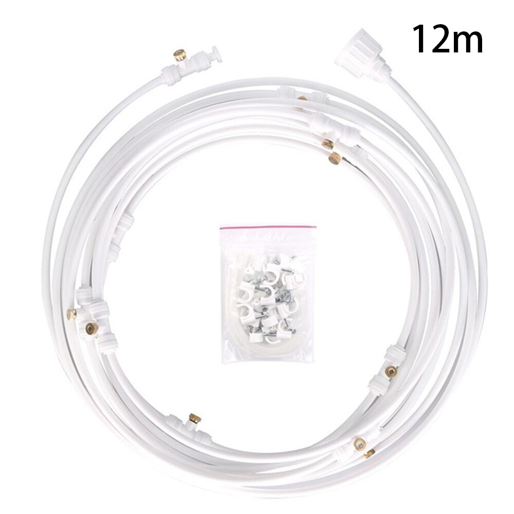 Tuin Spray 6M 9M 12M 15M 18M Irrigatie Sproeier Wit Gazon Patio Kas Zwarte Tuin tool Koelsysteem Kit: A9