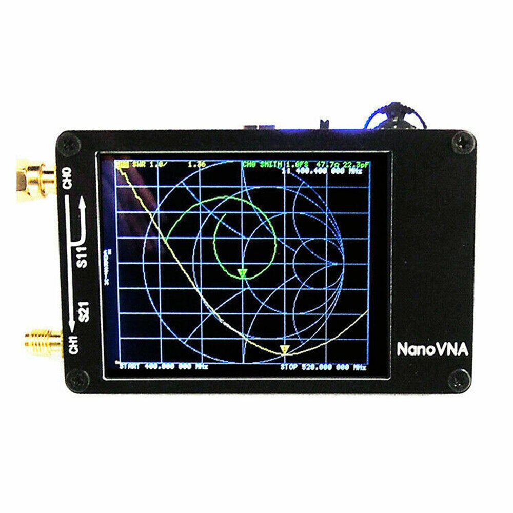 NanoVNA Vector Network Analyzer Antenna Analyzer Short Wave MF HF VHF UHF Metal Shell To Reduce External Interference