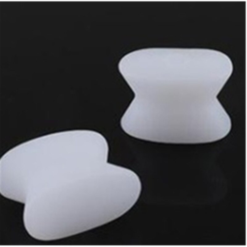 1Pair Gel Toe Separator Foot Care Tool Silicone Big Toe Bunion Straightener Valgus Hallux Bunion Protector Corrector Alignment: M