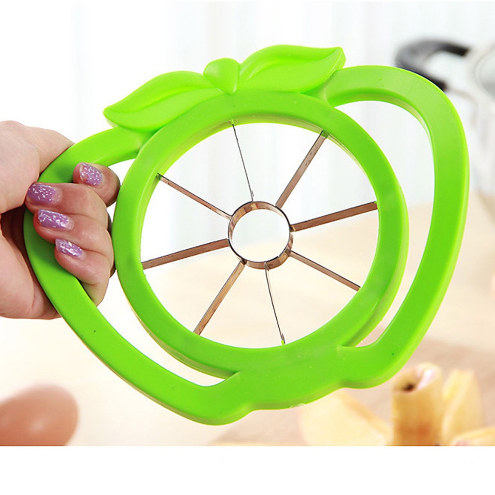 Kitchen Gadgets Stainless Steel Apple Cutter Slicer Vegetable Fruit Tools Kitchen Accessories Apple Easy Cut Slicer Cutter #T2P