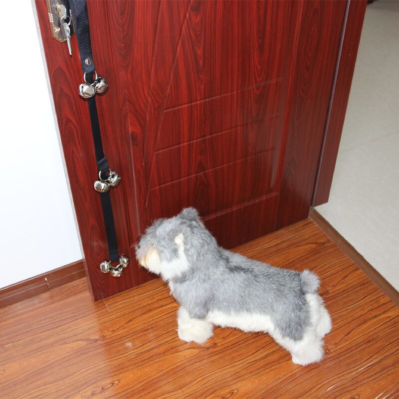 Hundetræning dørklokke reb alarm dørklokke snor til hunde katte 85cm længde justerbare hvalpetræner værktøjer