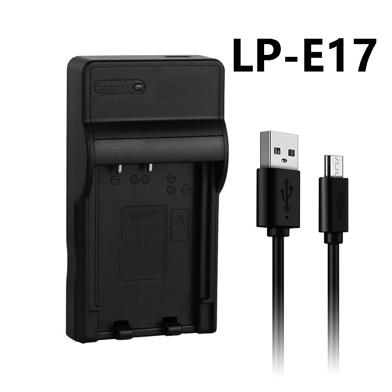 USB Charger for Canon EOS Camera LP-E5 LP-E6 LP-E6N LP-E8 LP-E10 LP-E12 LP-E17 Battery charger: LP-E17
