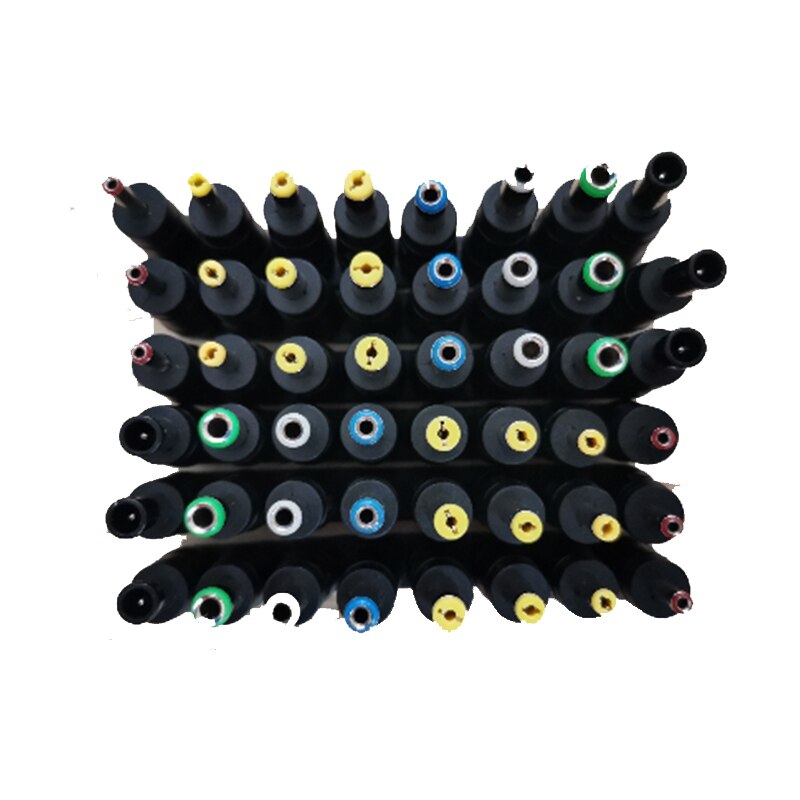 Hane till hona kontakt ac dc strömadapter laddare konvertering 5.5 x 2.1 mm jack plugg för pc notebook laptop 1 set /8 st