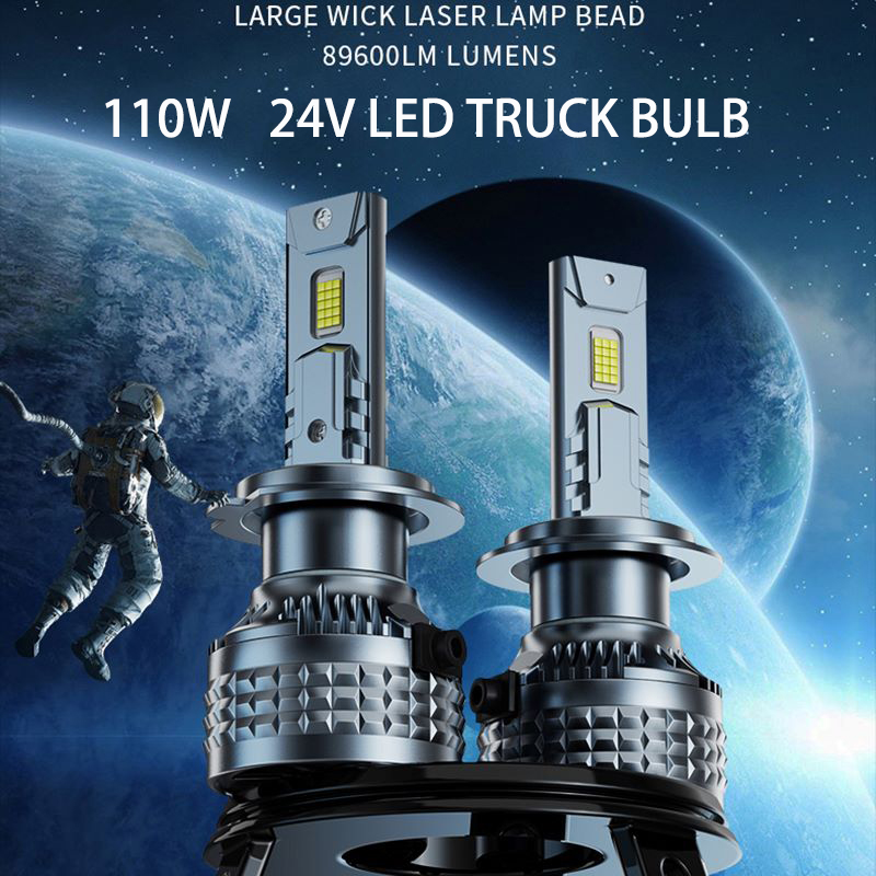 H7 LED 24V Truck LED Bulbs H7 24V For Truck 9012 H1 H3 H4 H11 H8 H9 9005 HB3 9006 HB4 LED Headlight 110W Auto Lamp 2PCS