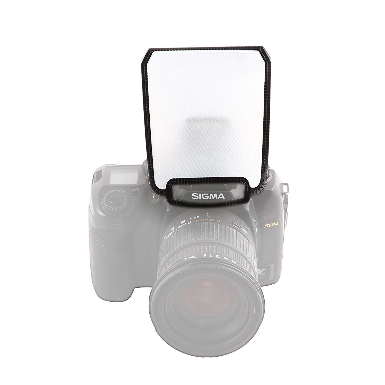 Foto SB4 Universal On-Camera Pop-Up Flash Diffuser Voor Dslr & Mirrorless Camera White Screen