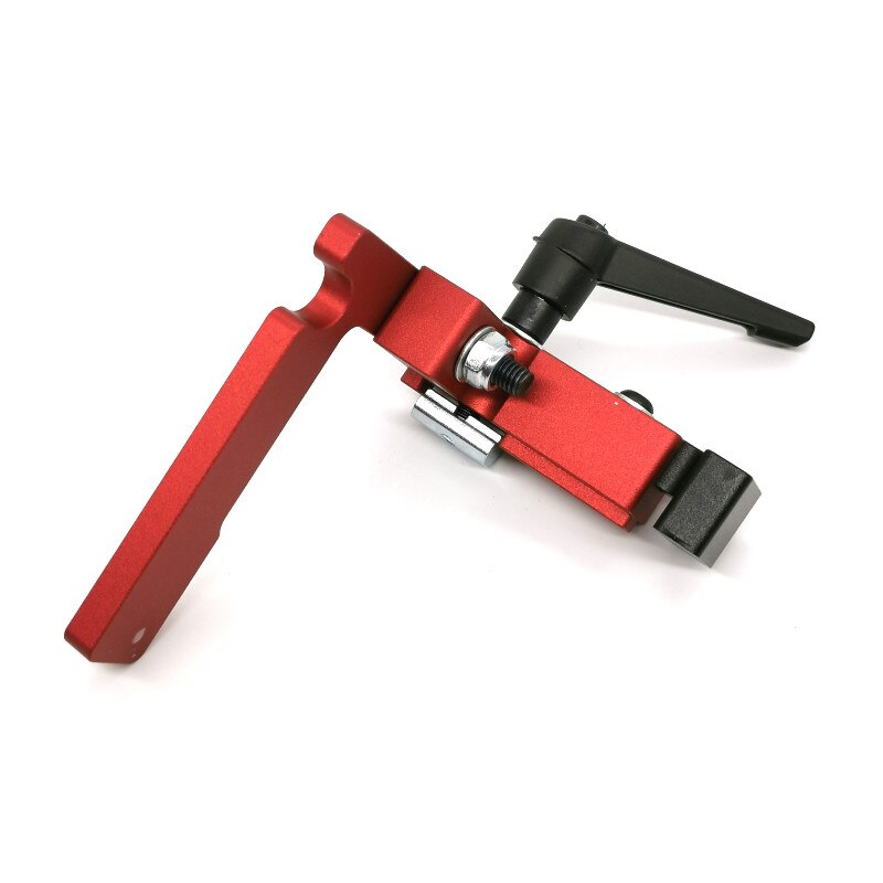 600mm/800mm profilé en Aluminium clôture 74mm hauteur avec t-pistes et supports coulissants connecteur de clôture de jauge d'onglet pour le travail du bois: Miter Track Stop