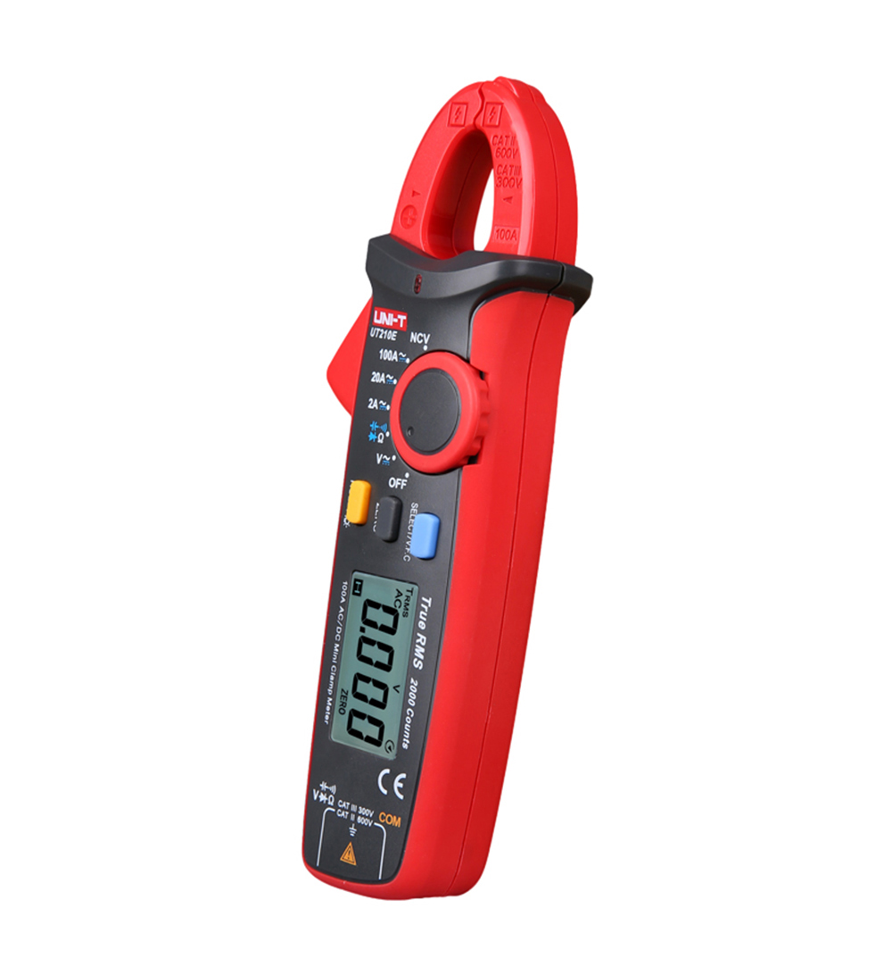 UNI-T UT210E True RMS Mini Digital Clamp Meters AC/DC Current Voltage Auto Range VFC Capacitance Non Contact Multimeter Diode