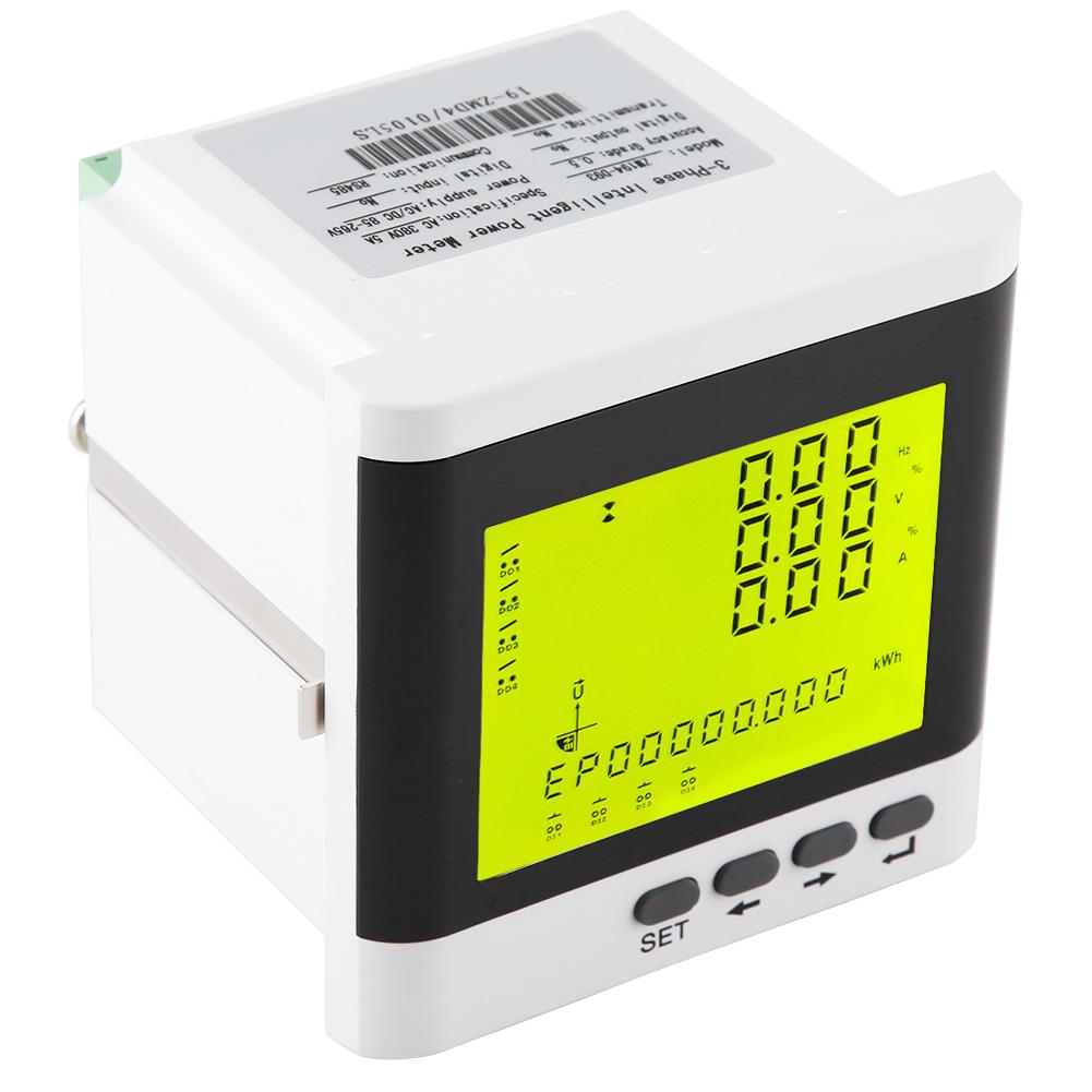 Multi-function Power Meter Three-phase Programmable Electric Power Meter Digital LED Ammeter Voltmeter