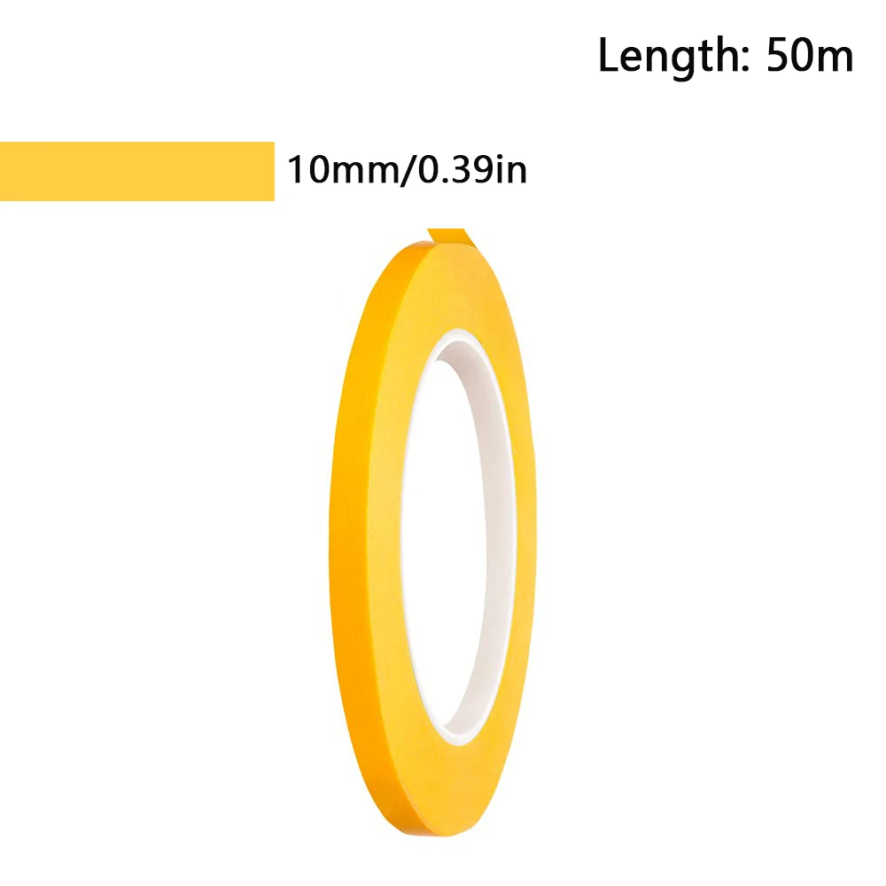 Cinta adhesiva amarilla de 18M/20M/50M, pegatina adhesiva para coche, papel de pintura DlY, decoración de pintor, artesanía, accesorios artesanales de uso General: green