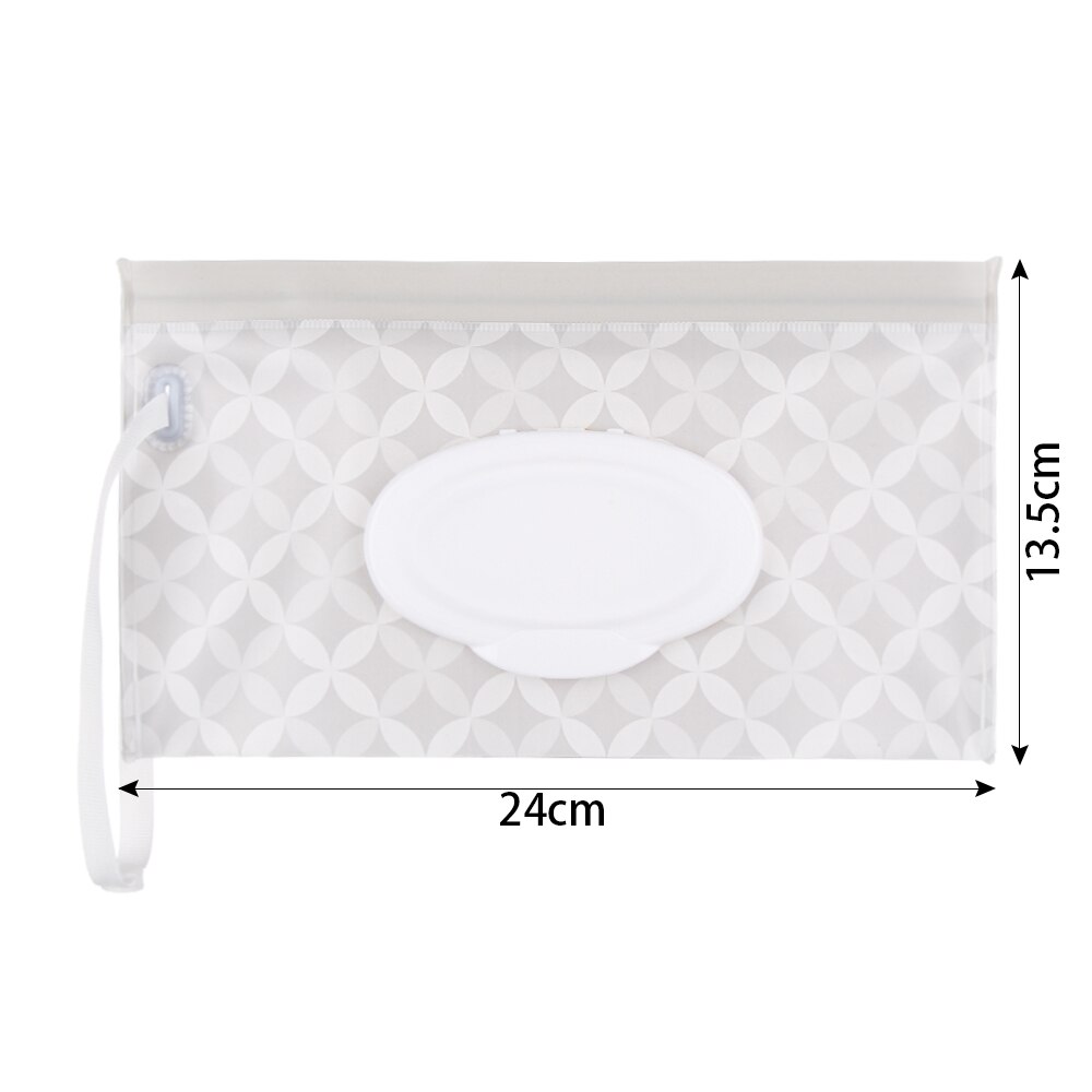 Nouvelles lingettes étui de transport embrayage propre lingettes humides sac cosmétique pochette facile à transporter Snap-Strap boîte à mouchoirs bébé poussette accessoires