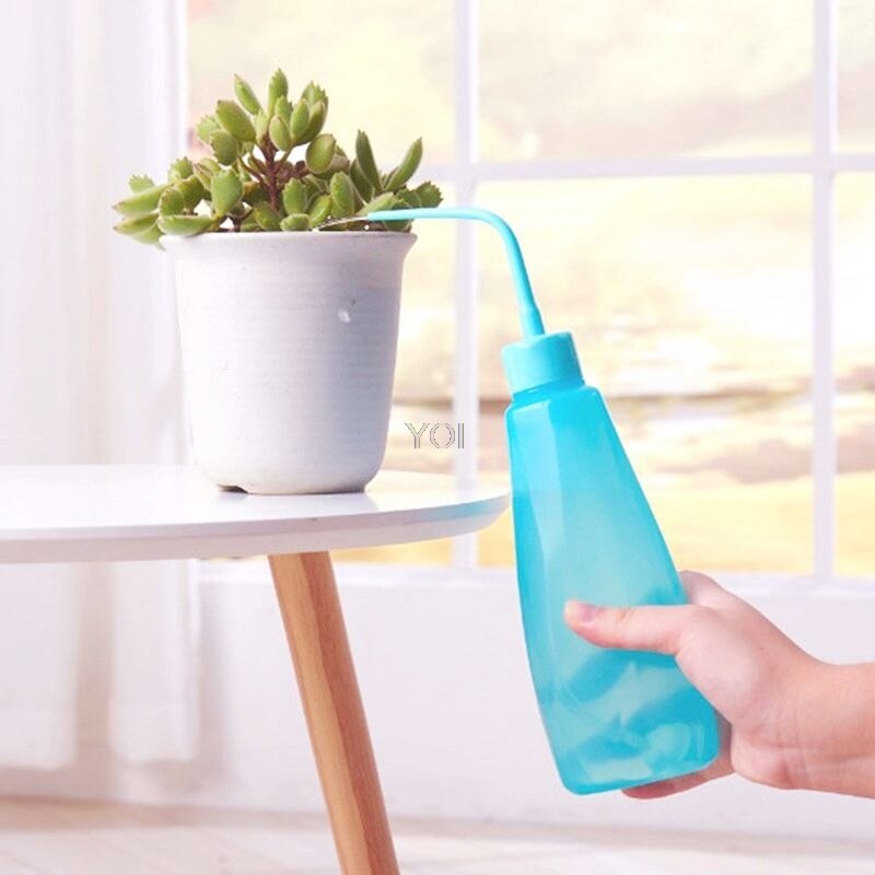 Sukkulenter vanding flasker blomster plante potte vand kan plast bøje mund klem flaske husholdning mini havearbejde tilbehør