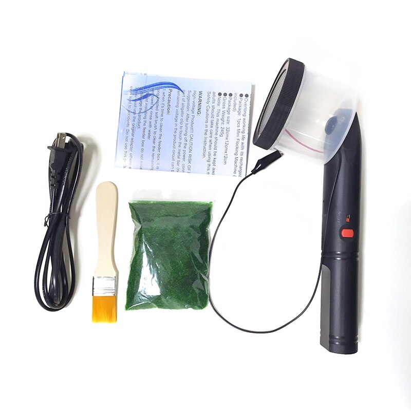 Flocking Kit Static ABS Mini Flocking Machine with Antislip Handle for