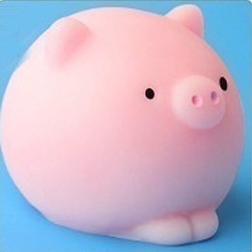 Mini Change Color Squishy Cute Cat Antistress Ball Squeeze Mochi Rising Abreact Soft Sticky Stress Relief Funny Toy: Pink Pig