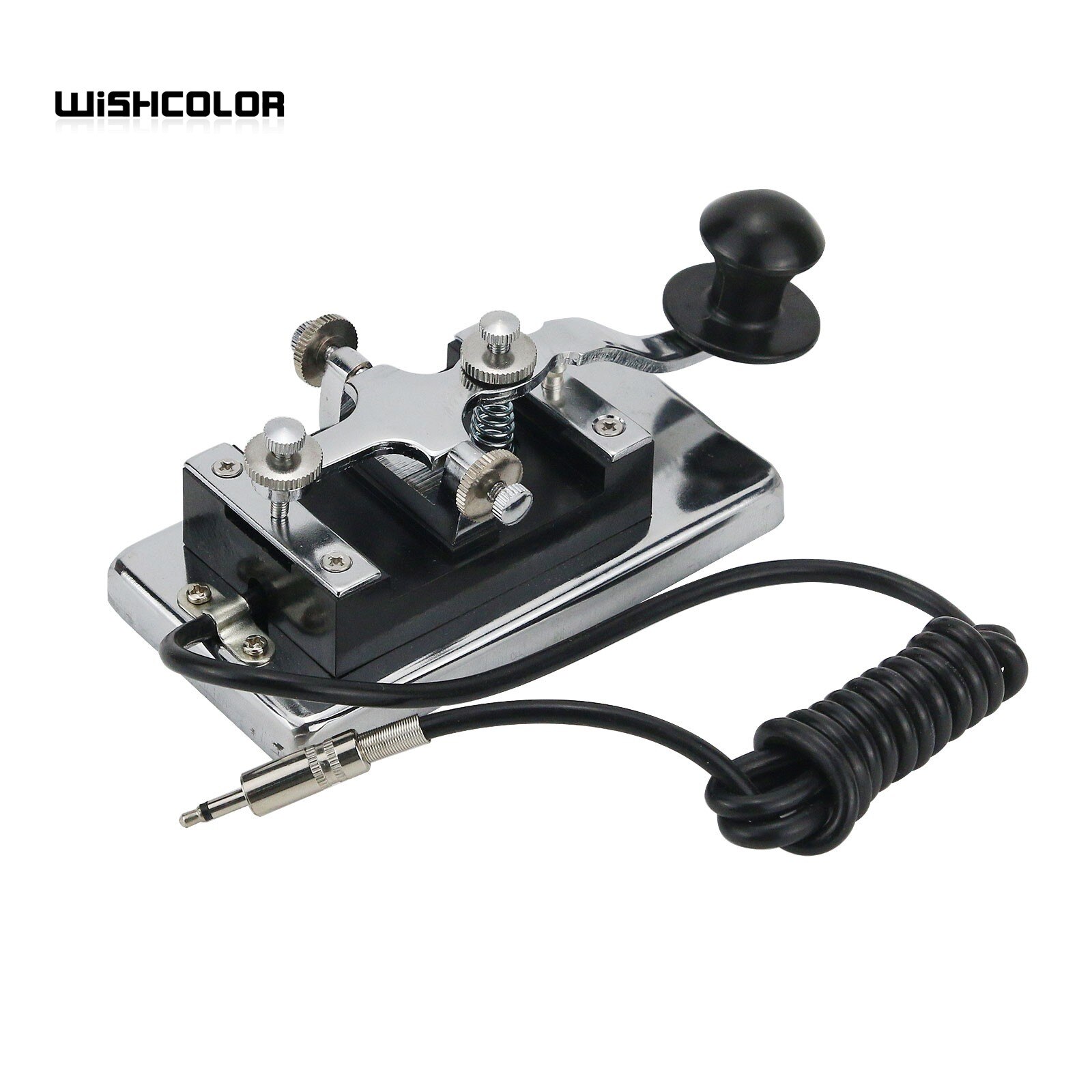 HamGeek K4 Manual Telegraph Key Morse Key CW Key Fit Shortwave Radio Morse Code Practices CW Communications