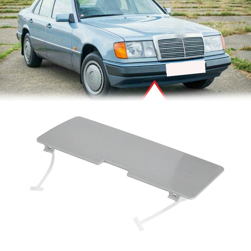 Voor Benz E-Klasse W124 Voorbumper Sleephaak Cover Sleepgat Deksel Trailer Trim Cap Plate Traction Shell Cover