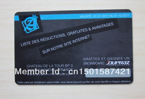 Scratch Off Plastic Card and smart business card P... – Grandado