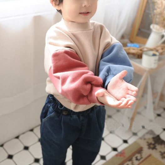 Winter koreaanse jongens en meisjes warme wollen katoenen casual kleding losse peutermeisjes winterkleding