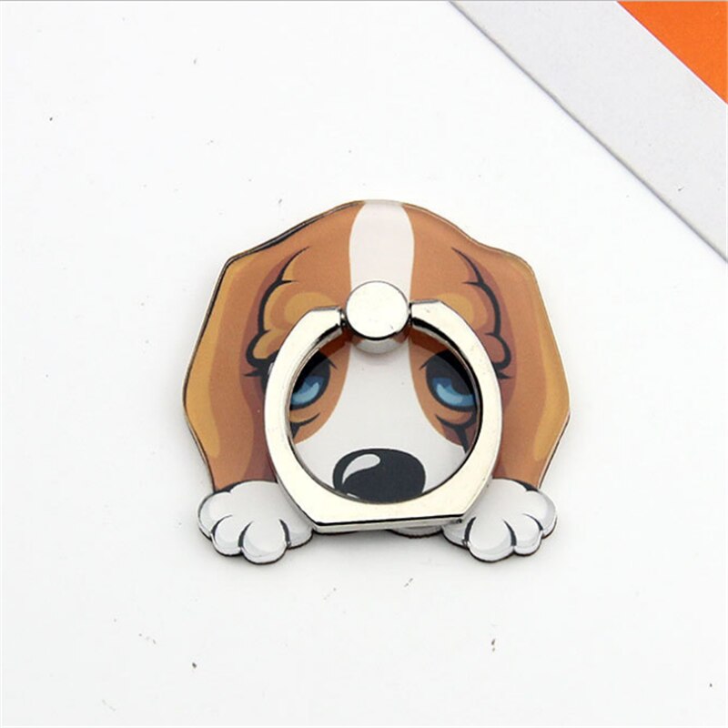 UVR Sheepdog Mobile Phone Stand Holder Dog Bulldog Finger Ring Mobile Smartphone Phone Holder Stand For iPhone Xiaomi All Phone: D