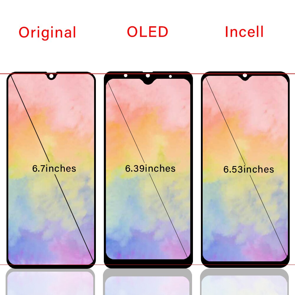 100% testowane dobrze działa LCD robić Samsung galaktyka A70 A705 SM-A705F wyświetlacz LCD ekran dotykowy Digitizer zgromadzenie dla A70 LCD