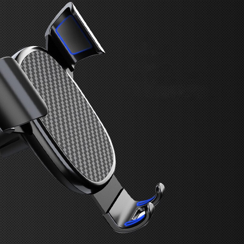 Vehicle mobile phone holder navigation bracket for automobile car air outlet support gravity universal bracket