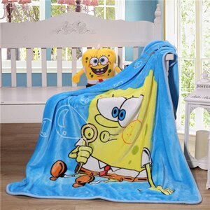 Brand bebe amningsfilt lakan flanell slängfilt korall fleece filt linda bäddlakan 100 x 140cm: Blå