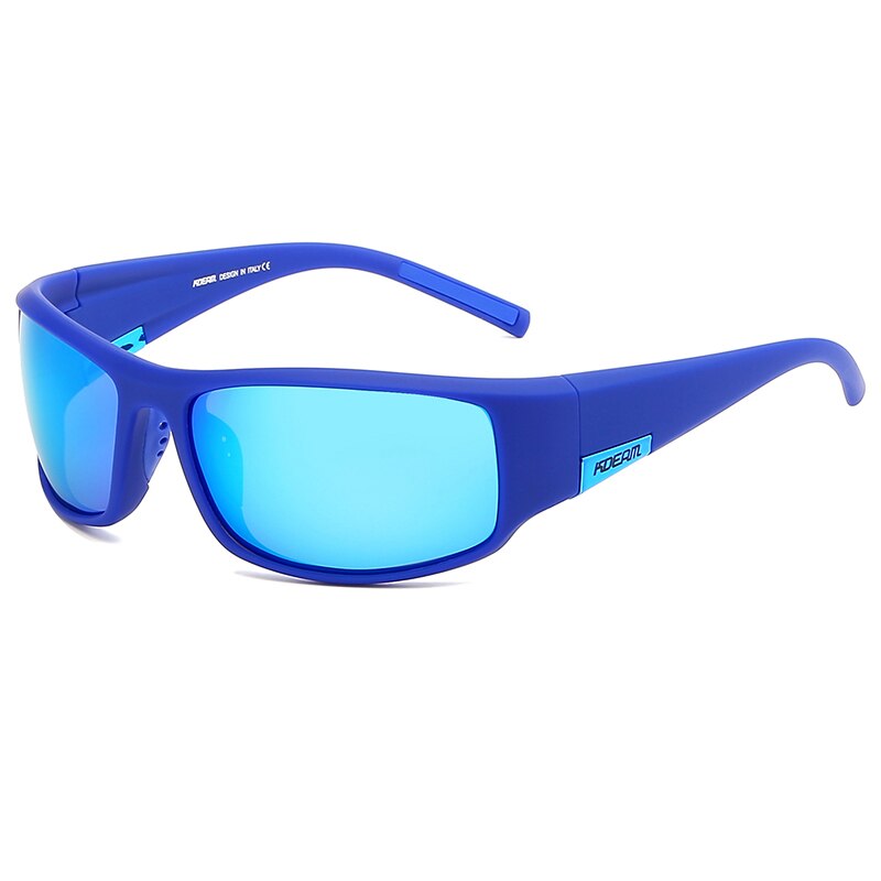 Gafas de sol KDEAM de gama alta para hombre, gafas de sol deportivas polarizadas y UV400 TR90, montura irrompible, gafas antirreflectantes, nuevas: C5