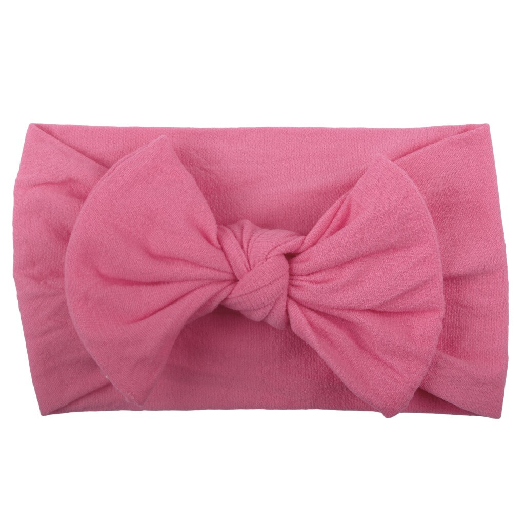 Haar Accessoires Meisjes Baby Peuter Solid Hoofdband Mini Hair Band Bow Hoofddeksels Elastiekjes Scrunchy L102: G