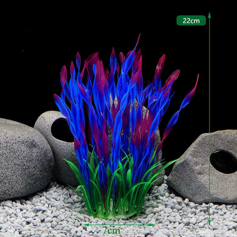 Fish Tank Plants Decoration Artificial Aquatic Plant Underwater Plants Water Grass for Aquarium Decor: green