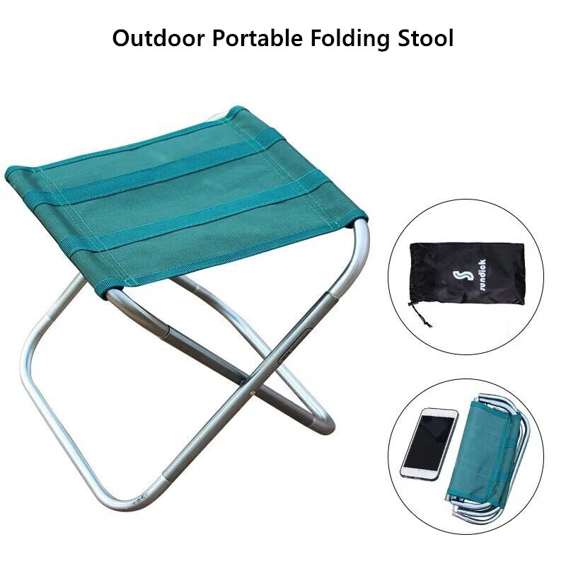 Outdoor Mini Vissen Stoel Draagbare Vouwen Aluminium Kleine Kruk Seat Wandelen Camping Picknick Klapstoel