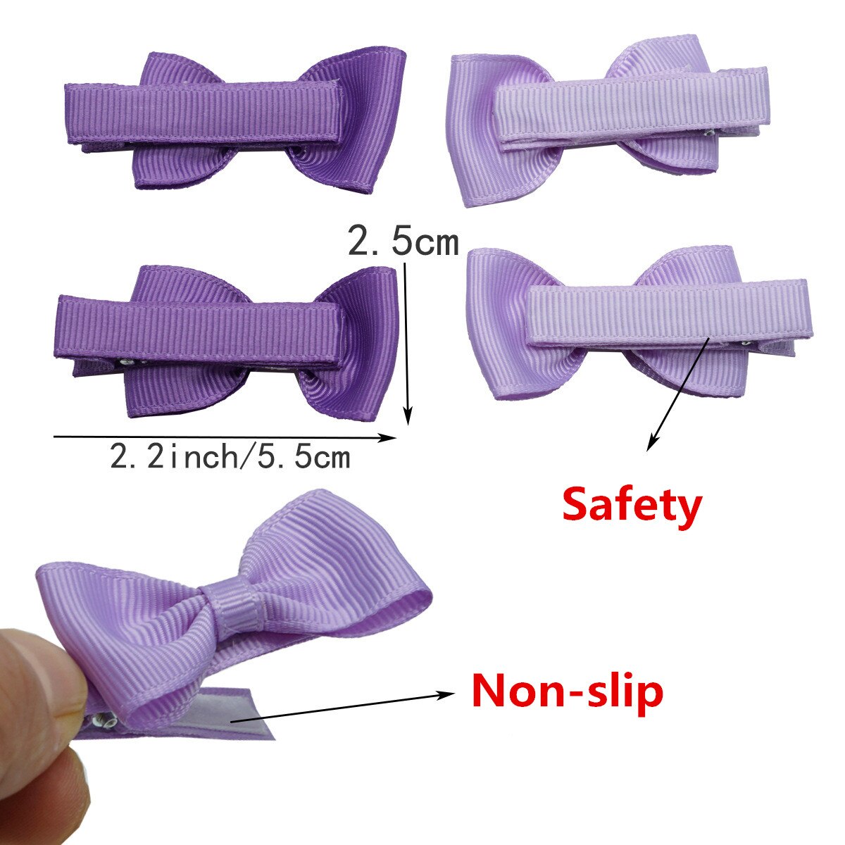 Mini Fliege Haar Clip Kleine Süße Solide Ribbow Bogen Sicherheit Haar Clips freundlicher Haarnadeln Haar Zubehör Haar Stifte für Mädchen