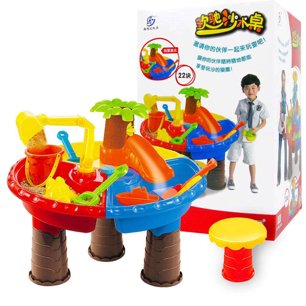 Zomer Baby Speelgoed Zand Water Spelen Strand Tafel Interactieve Strand Water Spelen Speelgoed Zand Dune Tool voor Kinderen Educatief Speelgoed