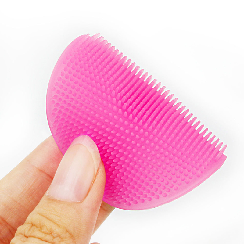 Bad ansiktsrengöring fda pormask ansiktsrengöring silikon schampo borste dusch baby massage tvätta pad ansikte exfolierande borstar