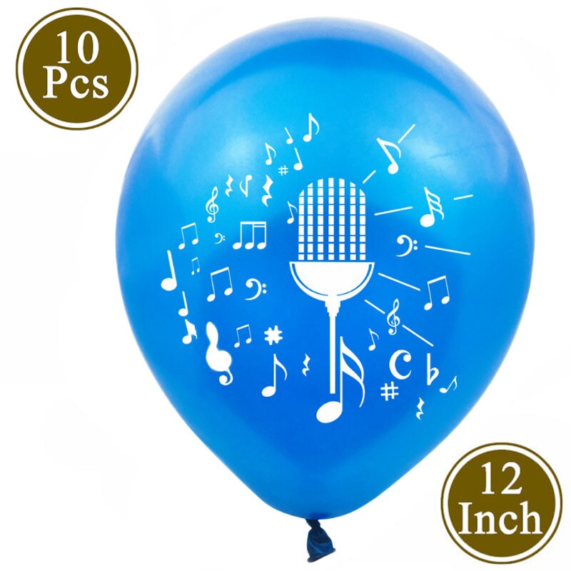 15pcs Printed Balloons Rose Gold Number Latex Confetti Balloons Happy Year Wedding Birthday Party Decorations 83D: 12