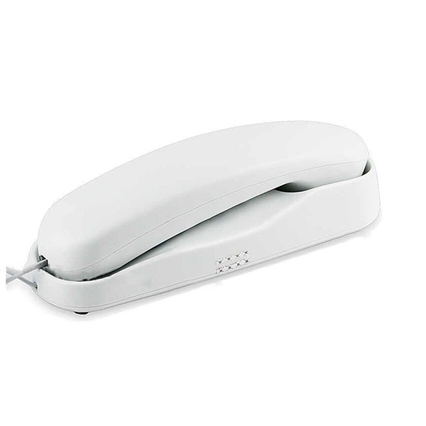 Trimline Corded Phone - Phones for Seniors, Wall Mounted Telephone with Redial, Pause, Flash Function for Home Hotel