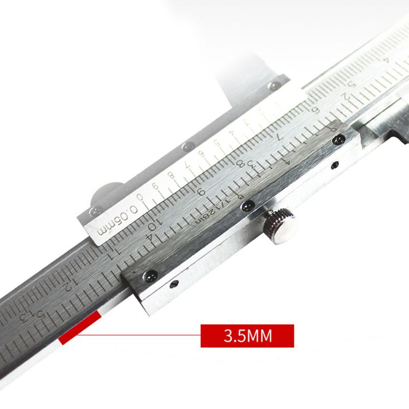 Vernier Caliper 150mm/200mm Gauge Ruler Carbon Steel Micrometer Measurement